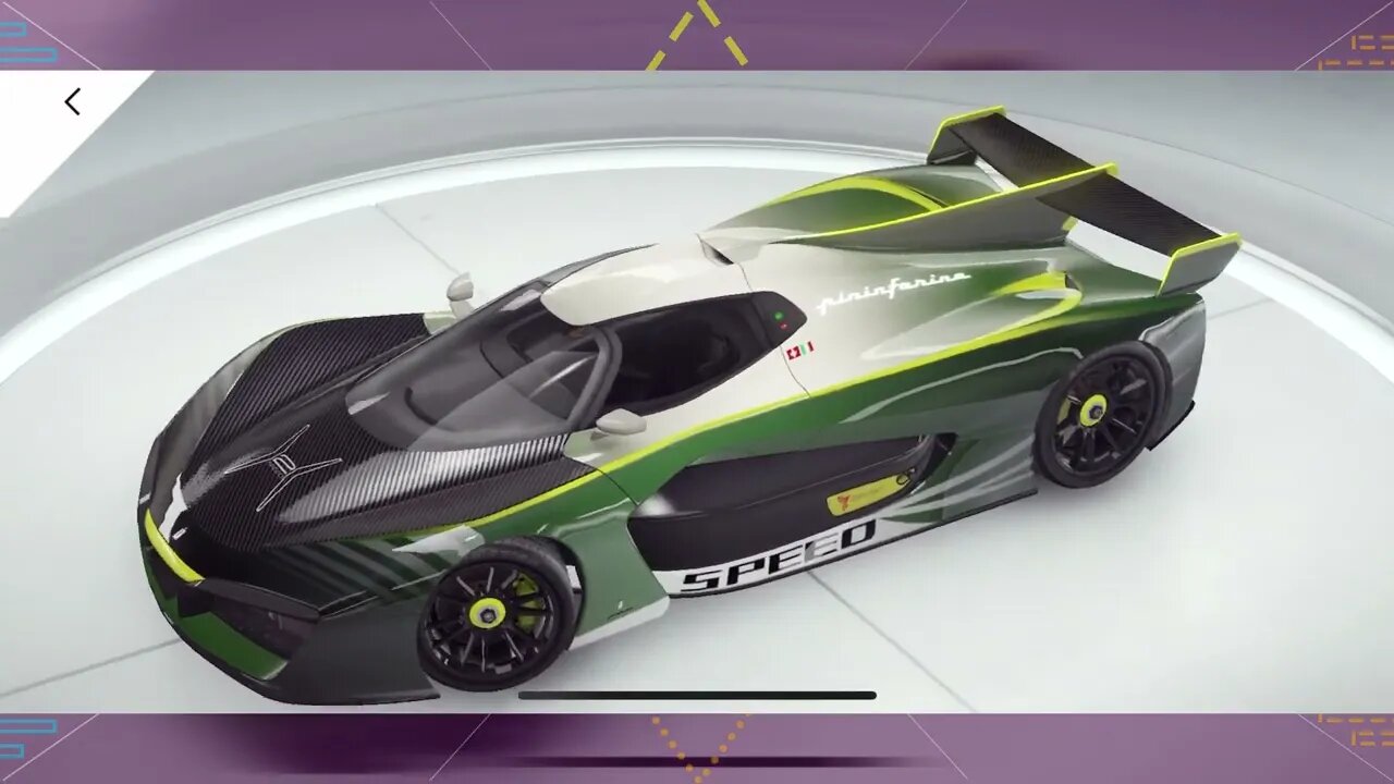[Asphalt 9 China (A9C/狂野飙车9)] Pininfarina H2 Speed Glowing Decal | Infinite Rush Season (Full Clip)