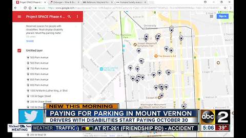 Mount Vernon disabled drivers to pay for parking