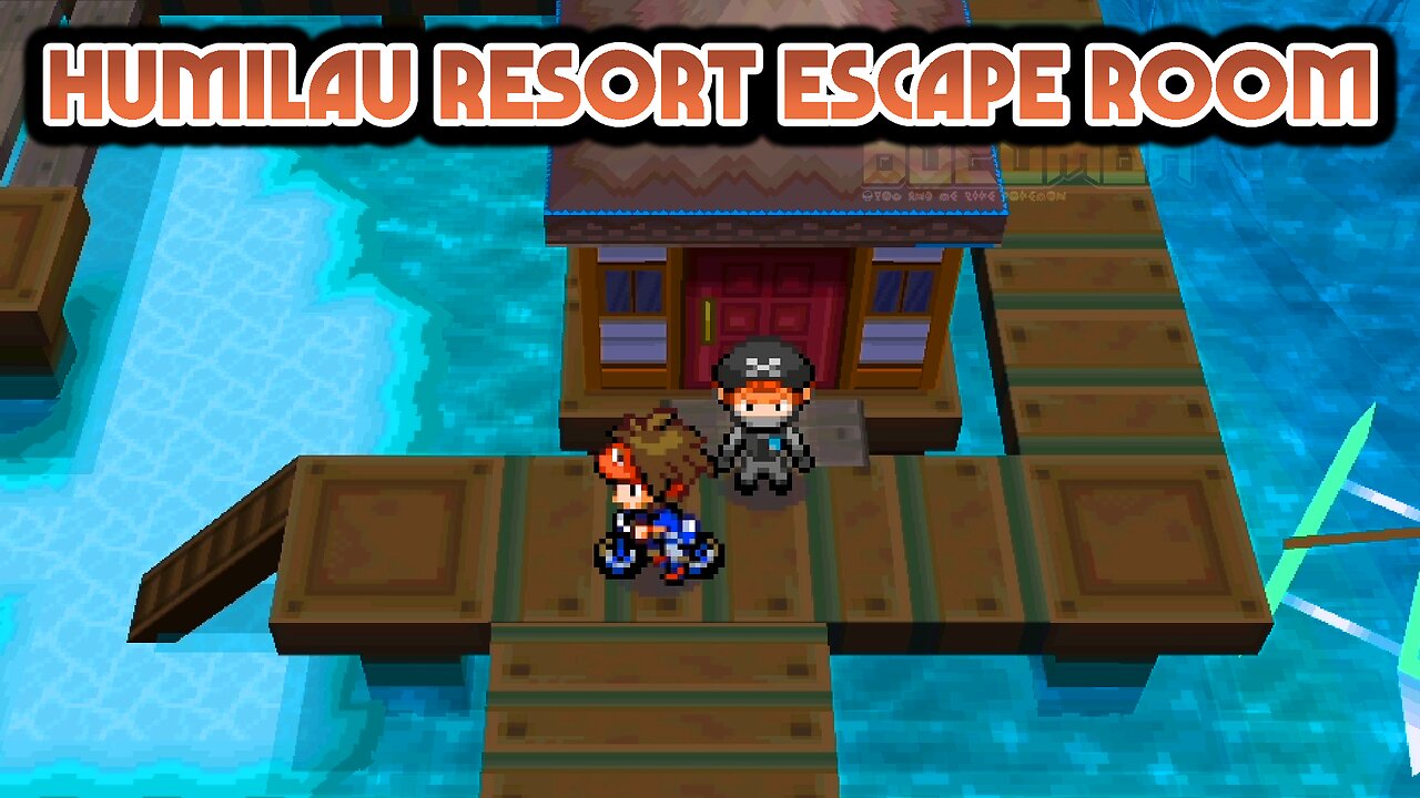 Pokemon Humilau Resort Escape Room - NDS ROM Hack, hardcore Pokemon game and escape room
