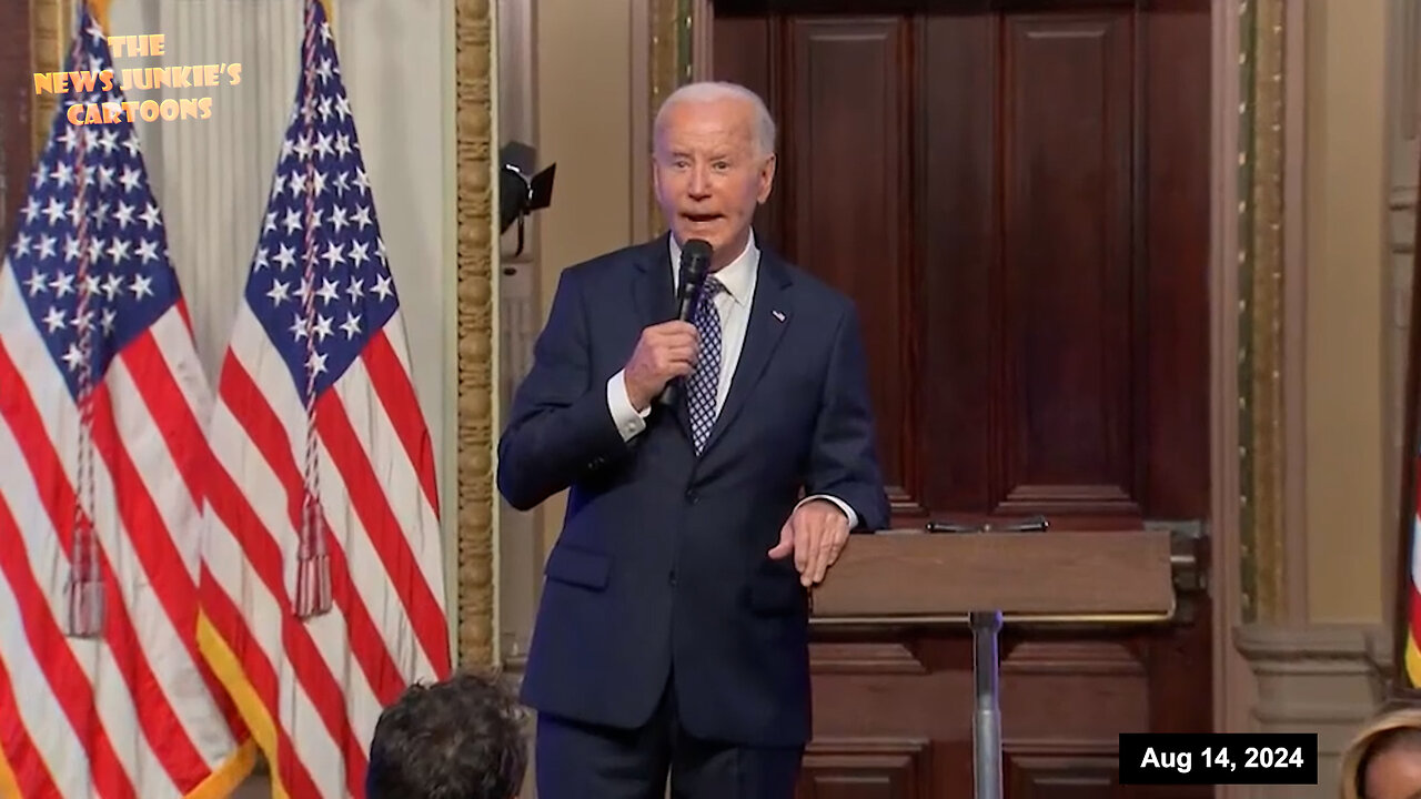 Biden makes fun of the press, complains about media not reporting his "success," snaps at reporters, then tells them how to report: "Shshsh! My policies are working. Start writing that way, ok."