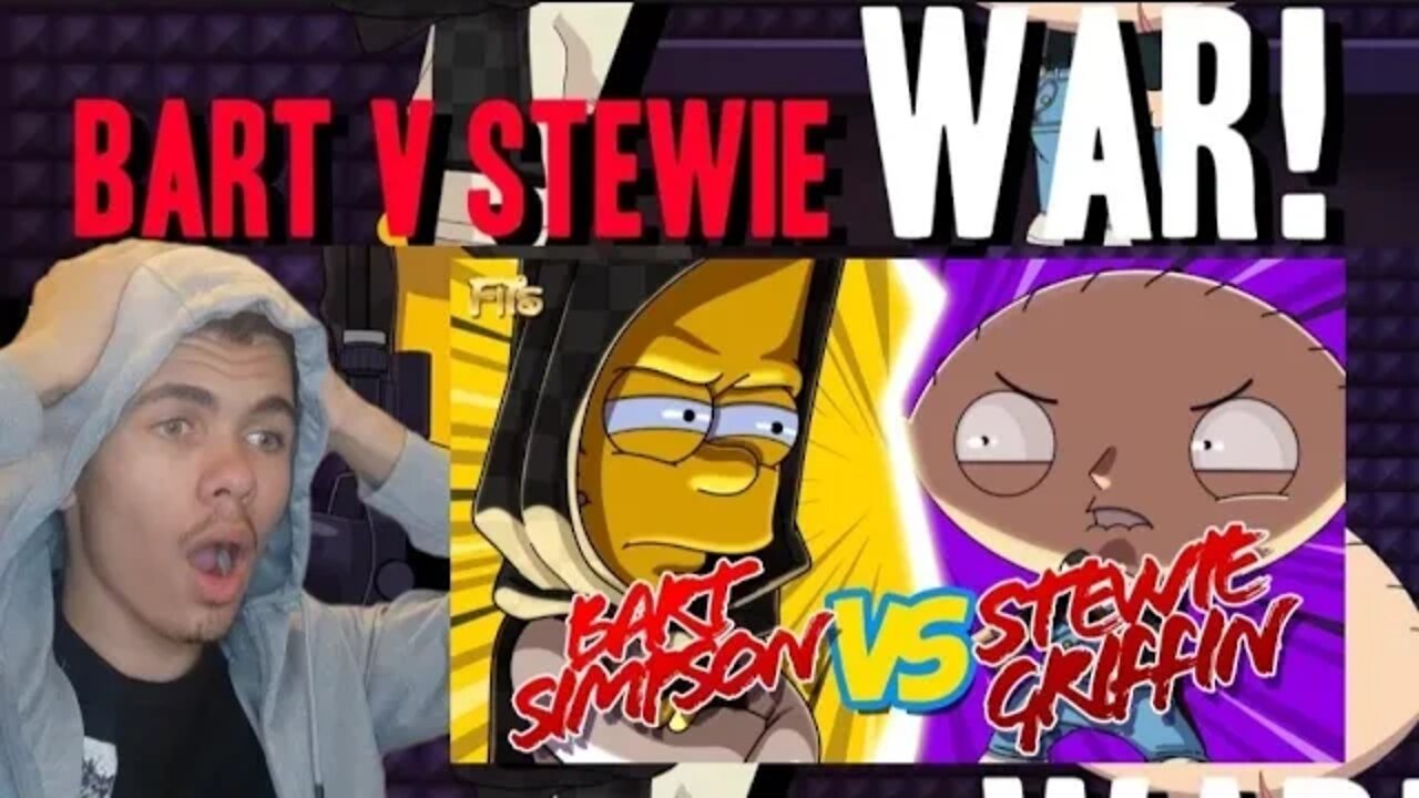 WAR 🔥Bart Simpson vs Stewie Griffin - Shellers Rap Battle | FITS (REACTION)