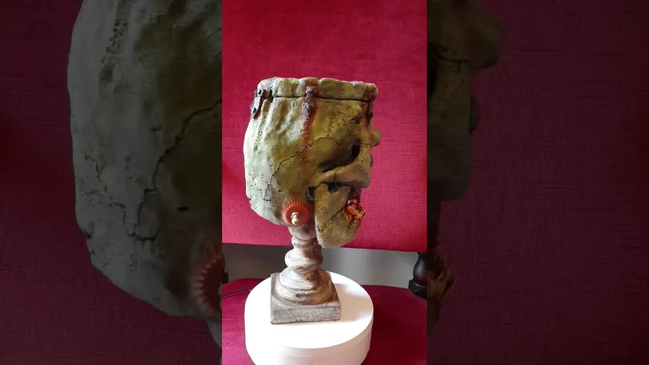 FRANKENSTEINS Monster Trophy SKULL!! #shorts #halloween #frankenstein