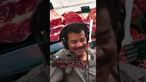 A tic that prevents you from eating meat - Neil DeGrasse Tyson & Joe Rogan