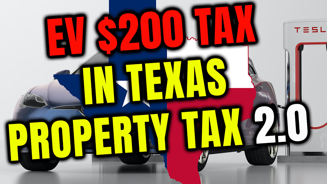 π$200 EV TAX in TEXAS another tax to control people just like property taxπ