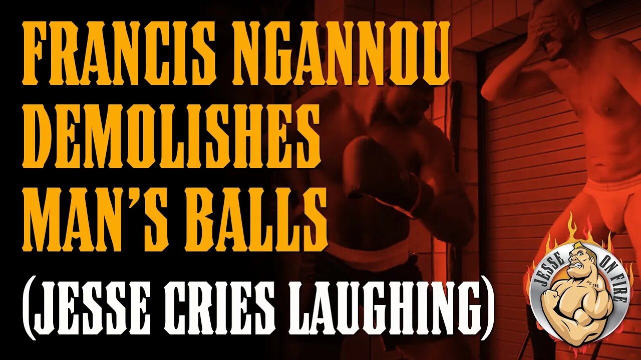 Francis Ngannou CRUSHES a Man's Testicles on Video & Jesse Reacts by CRYING LAUGHING!!!