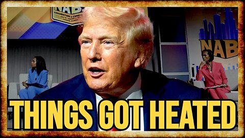 Trump BATTLES Interviewers at HEATED Black Journalists Event