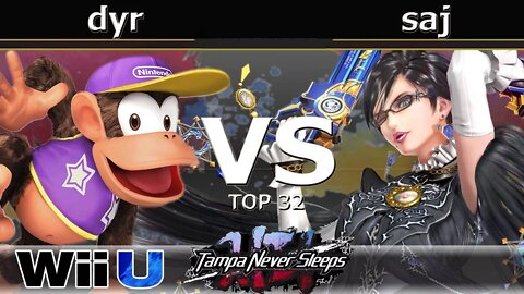 MVG|dyr (Diddy Kong) vs. saj (Bayonetta) - Wii U Top 32 - TNS7