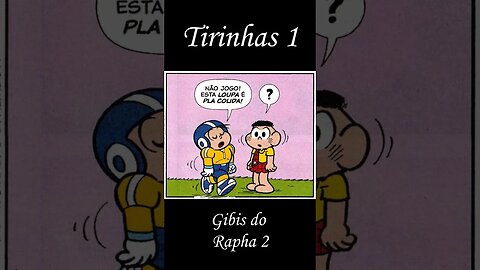 Tirinhas da Turma da Mônica nº 1 | Gibis do Rapha 2 #shorts