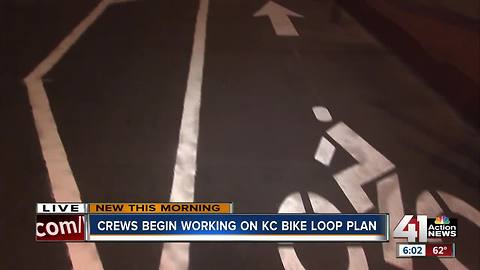 Crews begin work on KC Bike Loop plan