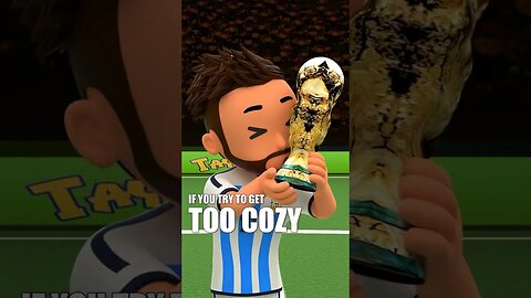 @LeoMessi wins the World Cup… and @nusr tries to steal it 🤷🏻‍♂️