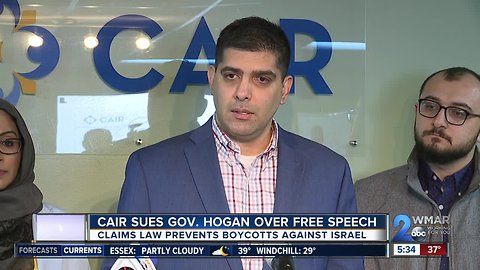 CAIR sues Hogan over No Boycott of Israel law