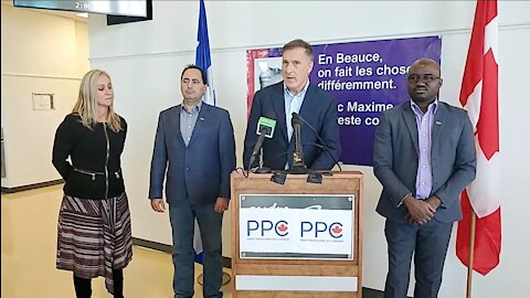Point de presse Maxime Bernier 2019
