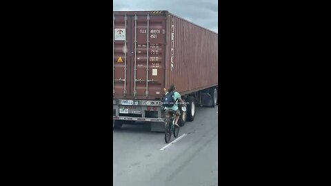Dangerous Cyclist Riding