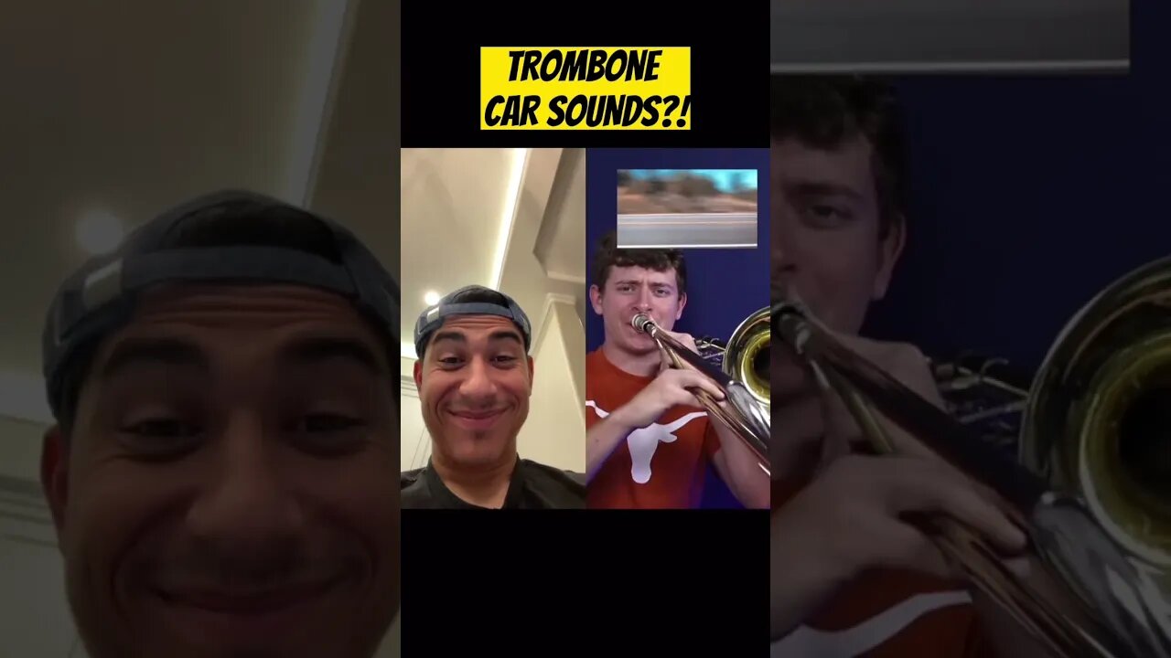 CAR SOUNDS WITH A TROMBONE? 🎼🏎