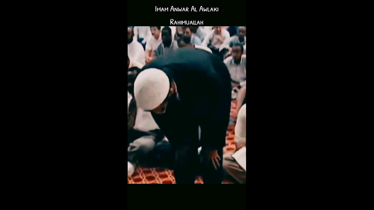 IMAM ANWAR AL AWLAKI RAHIMUALLAH