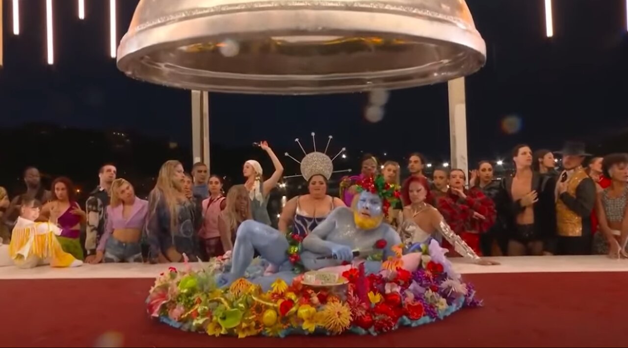 Crowleyian satanic ritual at the Paris Olympics 2024 (BAPHOMET WORSHIP)