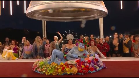 Crowleyian satanic ritual at the Paris Olympics 2024 (BAPHOMET WORSHIP)