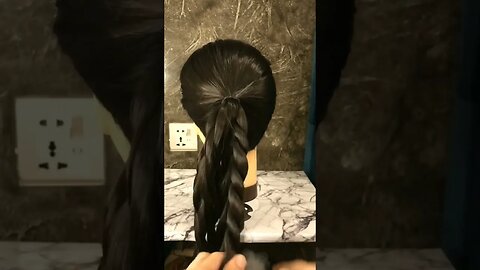 Beautiful joda hairstyle/ bun hairstyle #hairstyles #shortsvideo