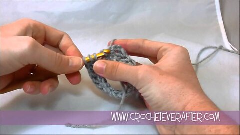 Left Hand Double Crochet Tutorial #11: FDC Join in the Round