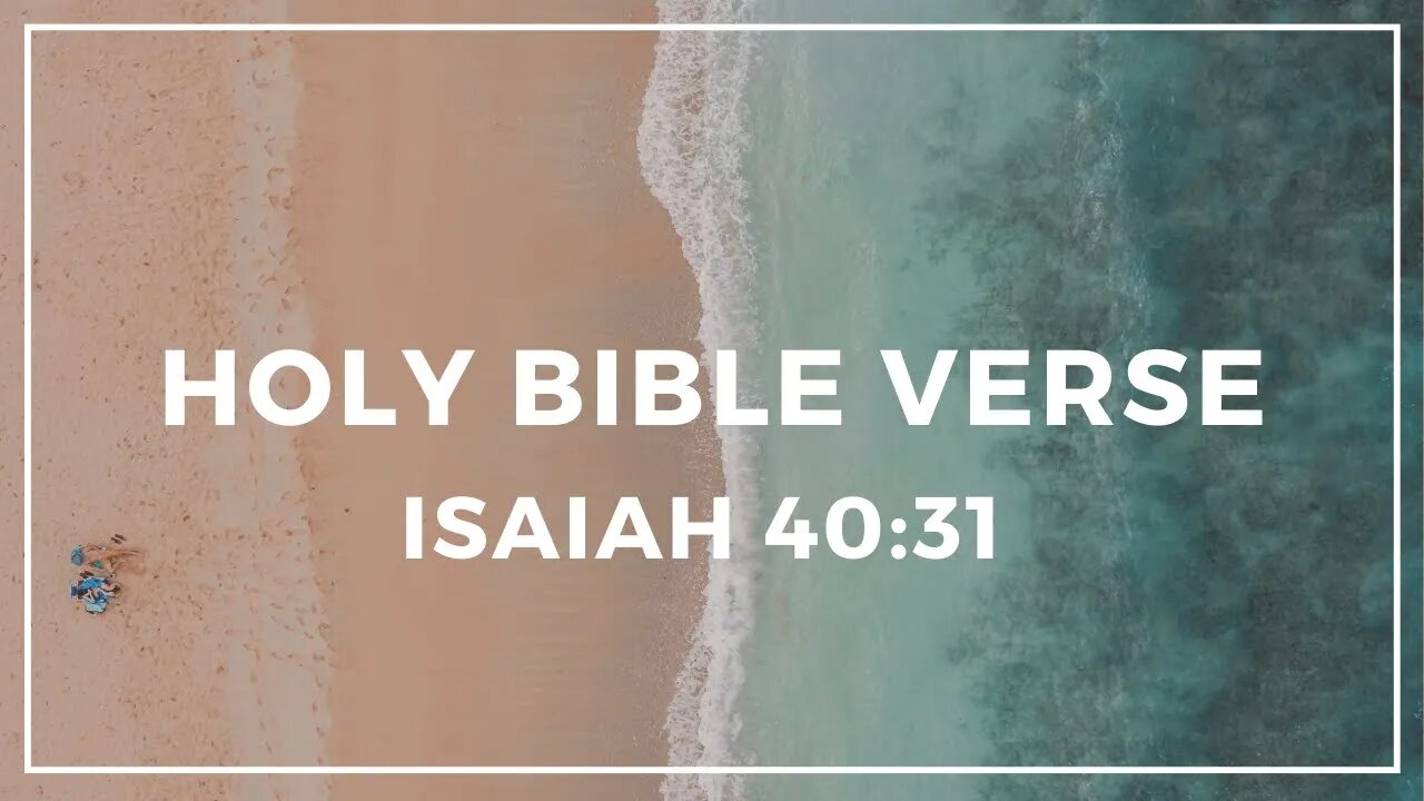 Holy Bible Verse Isaiah 40:31