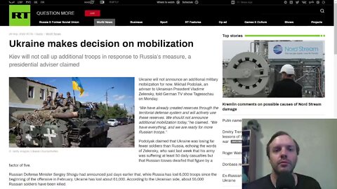 Ukraine not mobilizing any further troops, West holding back on further weapons flow