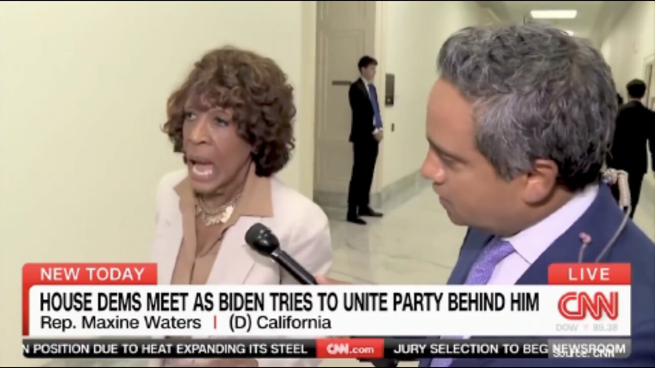 LOL: Maxine Waters Can Barely Speak English With CNN Reporter