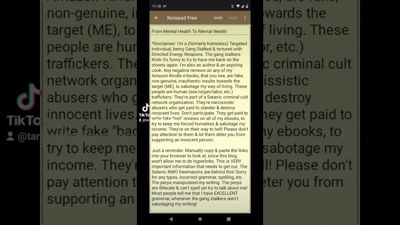 #gangstalking trash 06/29/2023