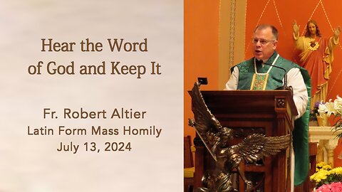 Hear the Word of God and Keep It
