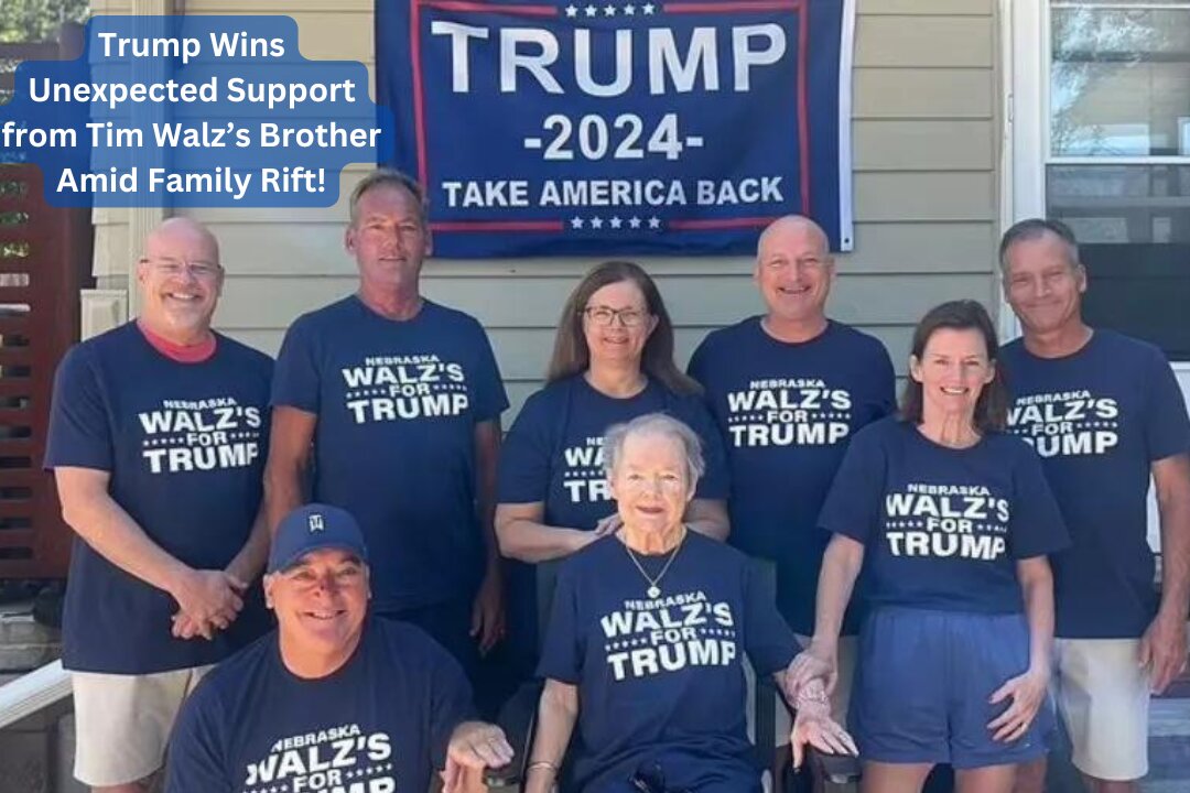 Family Rift Explodes: Tim Walz’s Own Brother Publicly Opposes Him and Backs Trump!