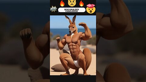 Bodybuilder Kangaroo#shorts🙀# #viral #funnyvideo #feedshorts #viralvideo #funny #respect #respect