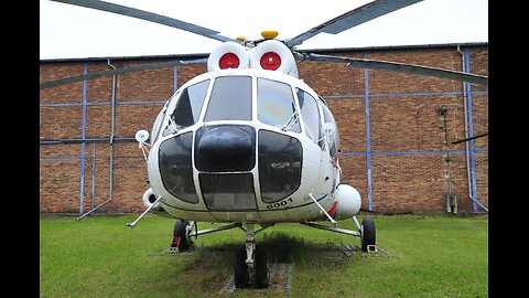 From the Aviation Museum Kbely (Aviation Museum) in Prague:MiG-15UTI P "Midget" and Mil Mi-8P "Hip".