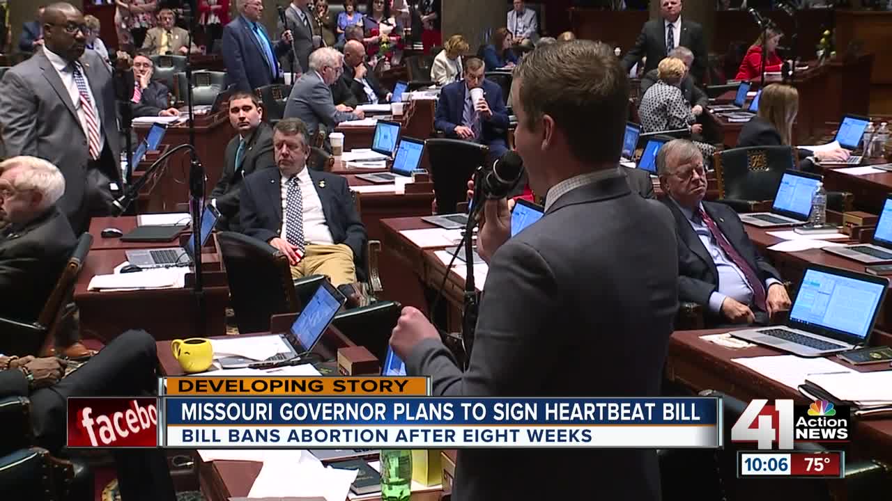 Gov. Parson weighs in on Missouri's passage of eight-week abortion ban