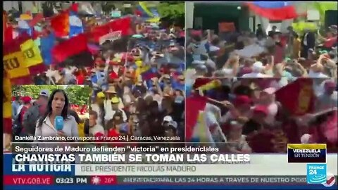 Informe desde Caracas: Seguidores de Nicolás Maduro también toman las calles del país
