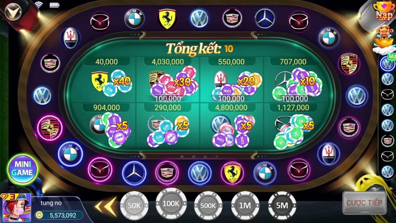Bigboss - Mẹo Chơi Siêu Xe Không Bao giờ Thua Thắng 90% - Game đổ thưởng