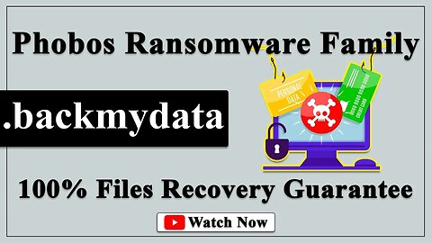 || SOLVED✅|| BackMyData (.backmydata) Phobos family ransomware virus - removal and decryption