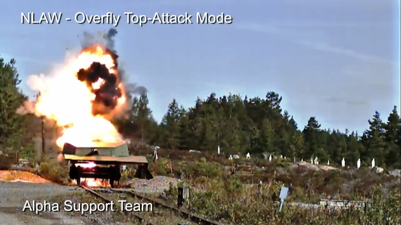 Ukrainian Soldiers Knock Out Russian Tank With NLAW In Point Blank Ambush