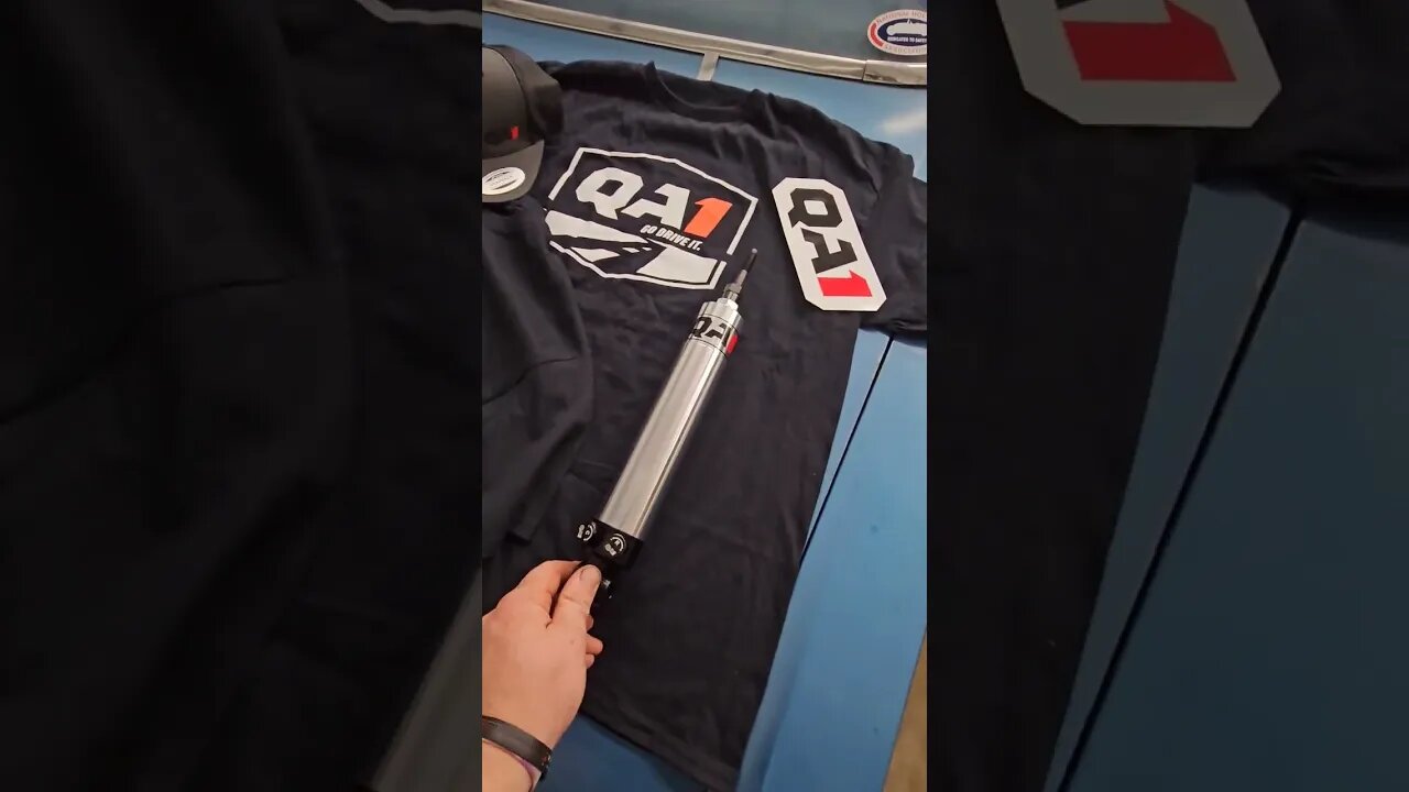 Double Adjustable Shocks!!! Thank you QA1!!! #qa1 #shocks #sponsor #Newparts #racecarparts