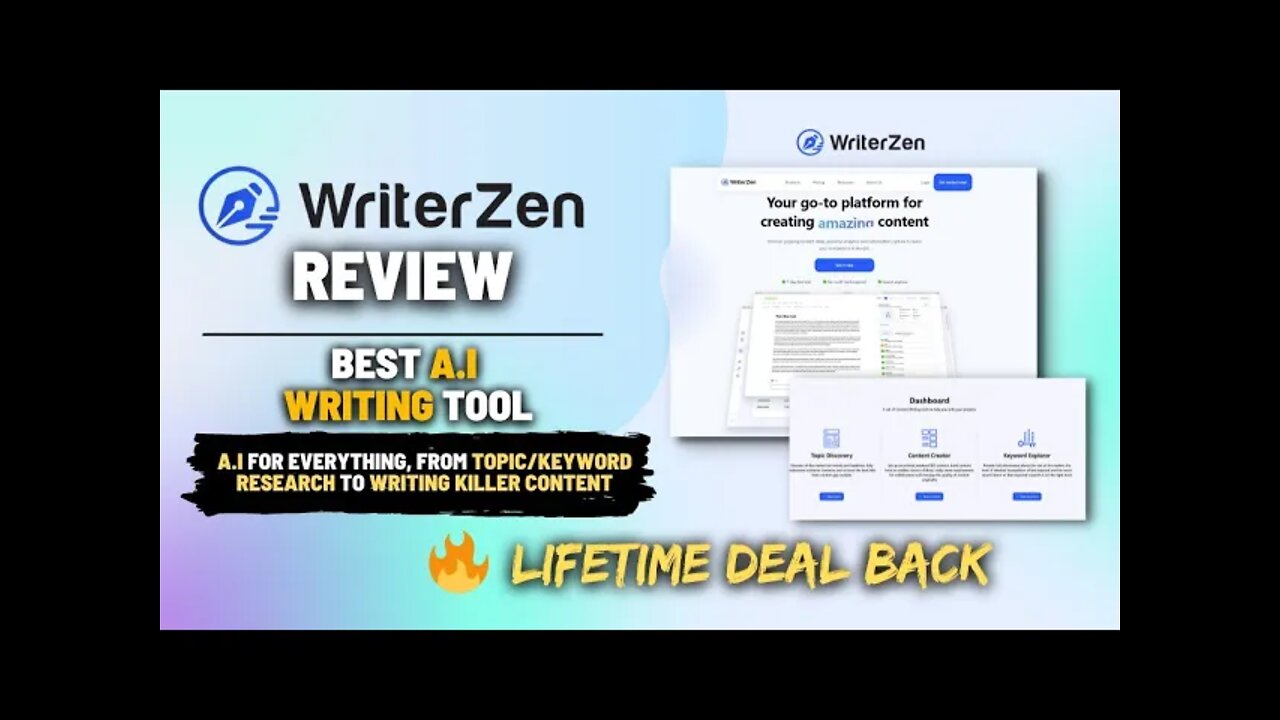 WriterZen Lifetime Deal Back | WriterZen review #shortvideo