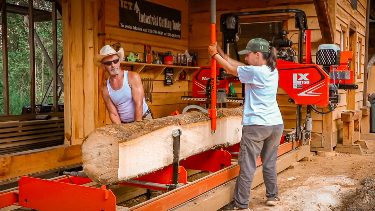 HUGE Logs From New Home Excavation