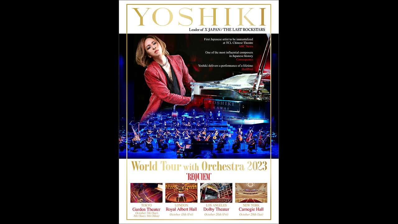 Yoshiki-Classical-World- Tour 2023💜💜💜💜💜💜💜💜💜💜💜💜💜💜💜💜💜