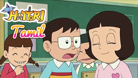 Ninja Hattori Tamil #தமிழில் new episode | Yumiko poses for Kenichi drawing #comedycartoon