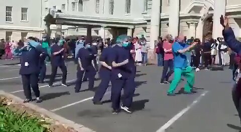 Doctors and Nurses preparing for the incoming War Zone that is the BA.2.86 COVID Variant 🦠💃😷💉