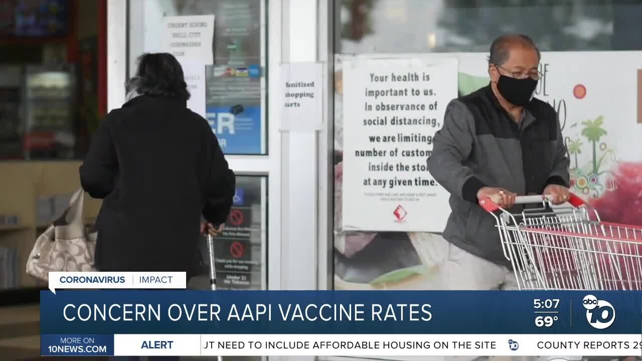 Concern over low vaccine rates in AAPI community