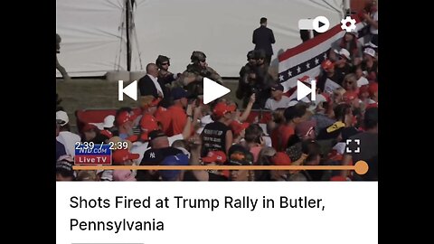 Captioned - Shots fired at Trump Rally I. Butler, PA