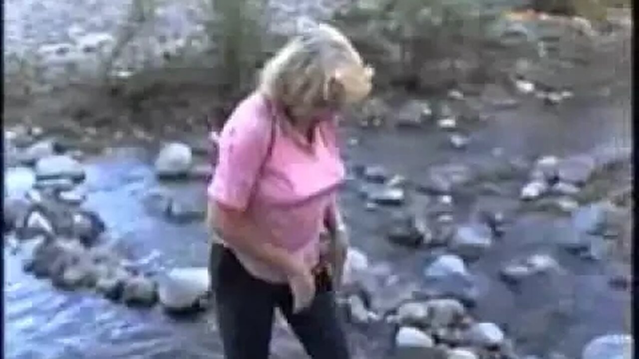 1994 6 Grammy and Mick at the Creek1
