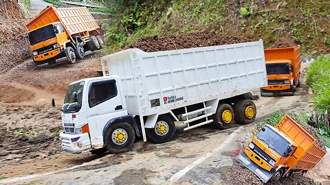 Dramatic Story of Fuso 220Ps & Canter, Handmade RC Truck Miniature