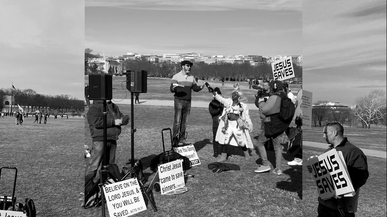 Hail Satan and Allah -How do you deal with hecklers when they want engage?