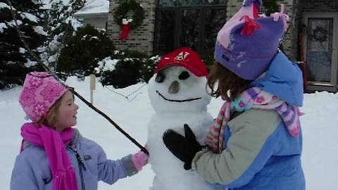 "Girl Gives Snowman a Hug and His Head Falls Off"