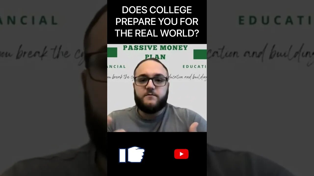 #shorts - Shocking Truth Revealed: College Does Not Prepare You for the Real World - #college #world