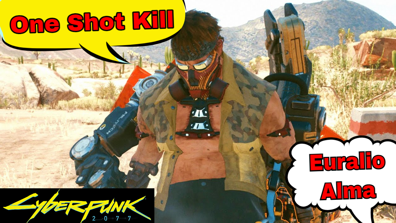 Cyberpunk 2077 Cyberpsycho Euralio Alma One Shot Non Lethal Take down